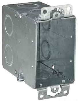 LEVEL1・2・3collection BOX Steel City 72171-1/2&3/4E Outlet Box, Square, Welded
